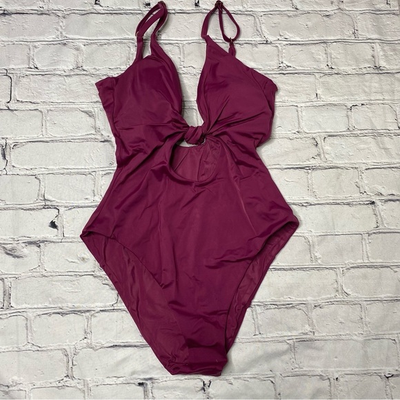 Andie The Santorini One Piece in Plum size Small NEW with tag - Picture 3 of 9